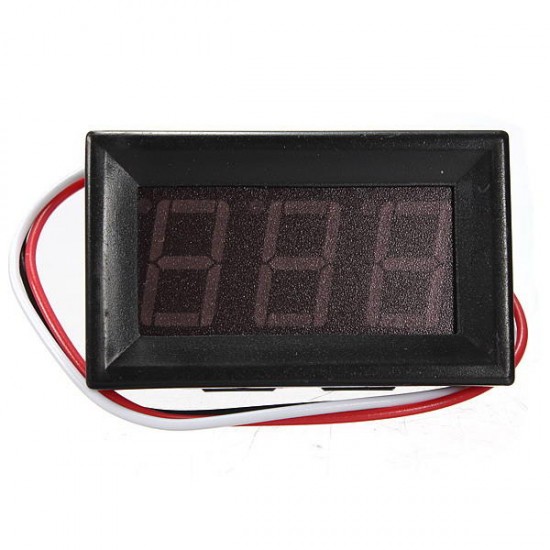 0.56 Inch DC 0-10/30/200V 3 Wire LED Volt Meterr Digital Display Panel 0.56 Inch DC 0-10/30/200V 3 Wire LED Volt Meterr Digital Display Panel