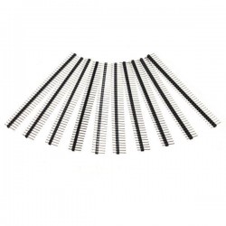 10 Pcs 40 Pin 2.54mm Single Row Male Pin Header Strip For Arduino