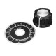 10 Sets MF-A03 Bakelite Potentiometer Knob Cap Hat + 0-100 Digital Dial Scale Plate