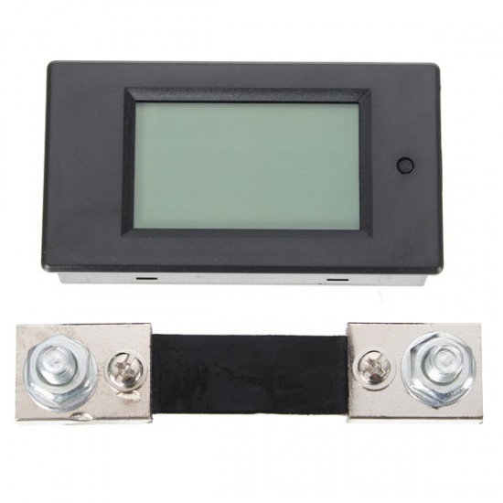 100A DC Multifunction Digital Power Meter Energy Monitor Module Voltmeter Ammeter With External 100A Shunt