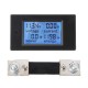 100A DC Multifunction Digital Power Meter Energy Monitor Module Voltmeter Ammeter With External 100A Shunt