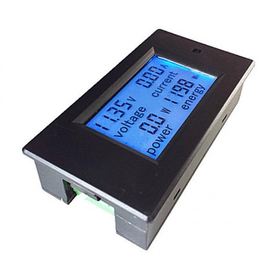 100A DC Multifunction Digital Power Meter Energy Monitor Module Voltmeter Ammeter With External 100A Shunt