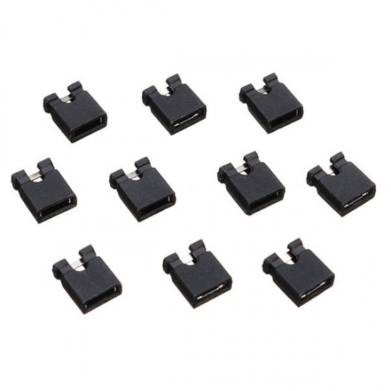 100pcs 2.54mm Jumper Cap Short Circuit Cap Pin Connection Block