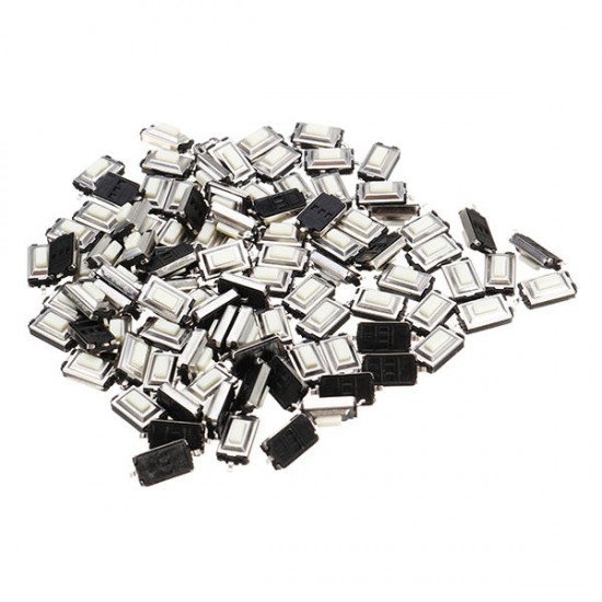 100pcs 3 x 6 x 2.5mm DC 12V 0.5A SMD Tact Push Button Switch