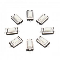 100pcs 3 x 6 x 2.5mm DC 12V 0.5A SMD Tact Push Button Switch
