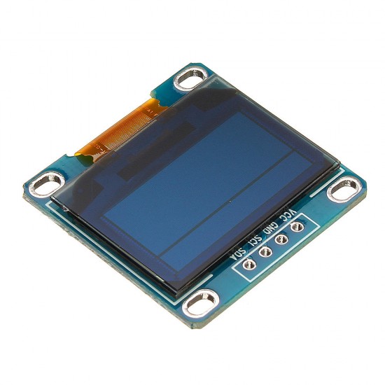 0.96 Inch 4Pin Blue Yellow IIC I2C OLED Display Module For Arduino