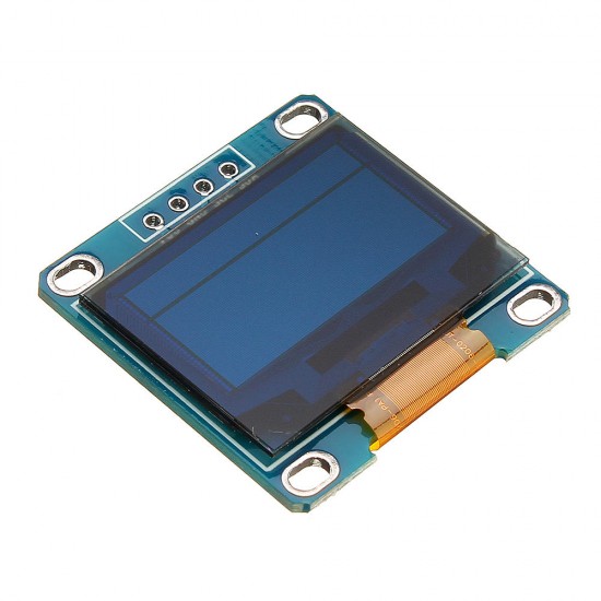 0.96 Inch 4Pin Blue Yellow IIC I2C OLED Display Module For Arduino