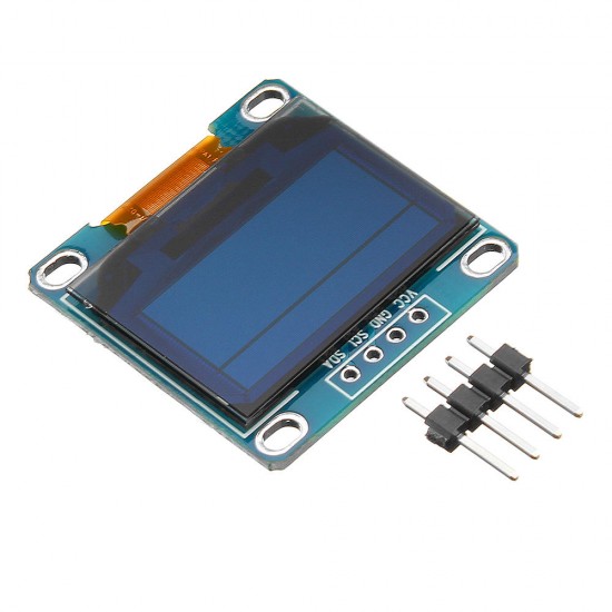 0.96 Inch 4Pin Blue Yellow IIC I2C OLED Display Module For Arduino