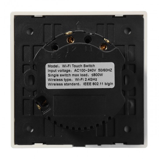 1 Gang 1 WIFI Smart Light Touch Remote Control Wall Switch For Amazon Alexa 1 Gang 1 WIFI Smart Light Touch Remote Control Wall Switch For Amazon Alexa