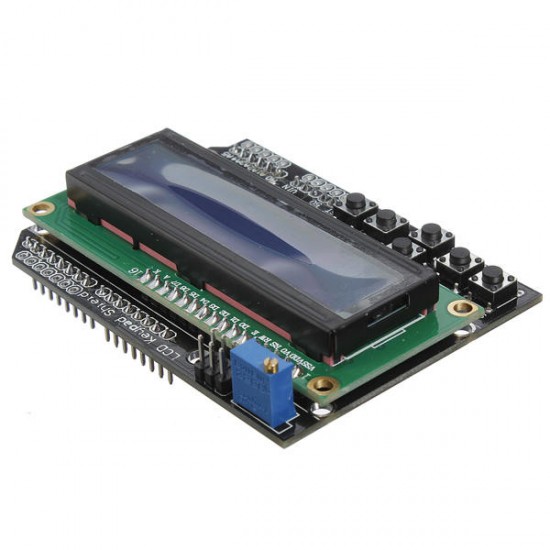 Keypad Shield Blue Backlight For Arduino Robot LCD 1602 Board Keypad Shield Blue Backlight For Arduino Robot LCD 1602 Board