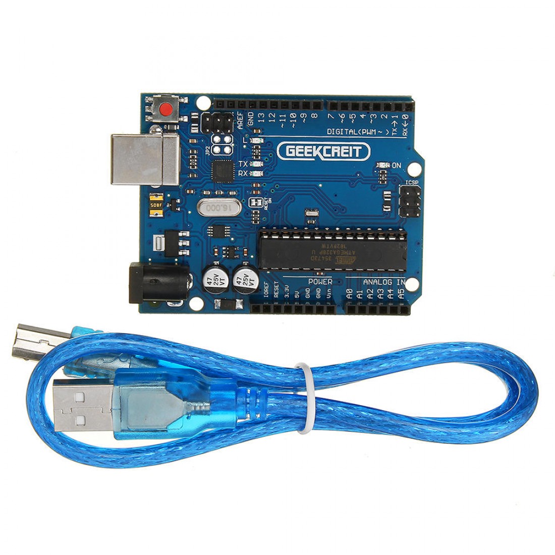 Geekcreit® Arduino Compatible UNO R3 ATmega16U2 AVR USB Development ...