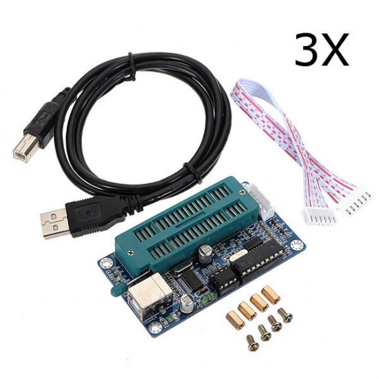 3Pcs Geekcreit® K150 ICSP USB PIC Automatic Develop Microcontroller Programmer