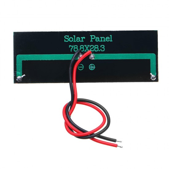 0.2W 2V 78.8*28.3mm Mini Polycrystalline Silicon Epoxy Board  Solar Panel for DIY Part