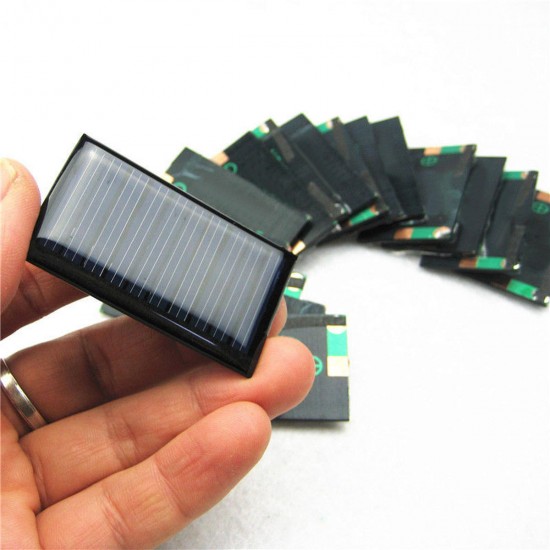 10Pcs 5V 30mA 53X30mm Micro Mini Small Power Solar Cells Panel For DIY Toy