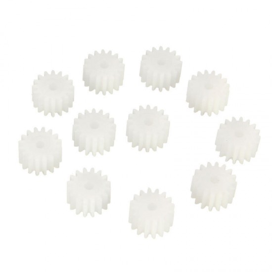 10pcs 16Gear 2mm Plastic Accessories Of DIY Model Toy Motor Shaft Gear