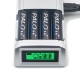 4 Slots LCD Display Smart Intelligent Battery Charger for AA / AAA NiCd NiMh Rechargeable Batteries