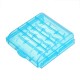 5 Powerlion PL-B5742 Clear AA AAA Battery Storage Box Case-Blue