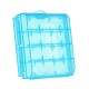 5 Powerlion PL-B5742 Clear AA AAA Battery Storage Box Case-Blue