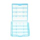 5 Powerlion PL-B5742 Clear AA AAA Battery Storage Box Case-Blue