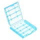 5 Powerlion PL-B5742 Clear AA AAA Battery Storage Box Case-Blue