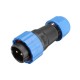 1 Pair Waterproof Aviation Connector Plug with Socket SD20-2 2 Pin IP68 F3F7 O5P3