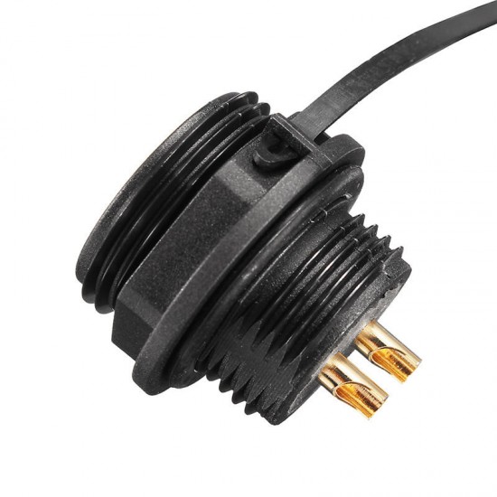 1 Pair Waterproof Aviation Connector Plug with Socket SD20-2 2 Pin IP68 F3F7 O5P3 1 Pair Waterproof Aviation Connector Plug with Socket SD20-2 2 Pin IP68 F3F7 O5P3