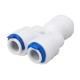 1/4 Inch RO Grade Y Type Water Tube Quick Connect Parts Fittings Connection Pipes for Water Filters