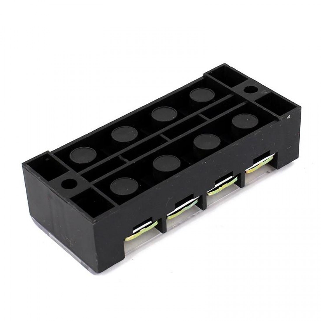TB4504 600V 45A 4 Position Terminal Block Barrier Strip Dual Row Screw ...