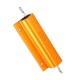 1 Ohm 100W Gold Aluminum Shell Resistance Aluminum Shell Case Wirewound Resistor