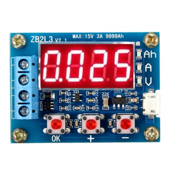 1.2v - 12v Battery Capacity Meter Tester For 18650 li-ion/lead-acid Battery 1.2v - 12v Battery Capacity Meter Tester For 18650 li-ion/lead-acid Battery