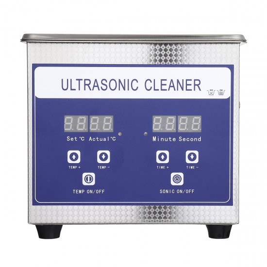 1.3L 60W Digital Ultrasonic Cleaner Ultra Sonic Bath Cleaning Temperature Adjustable Timer Tank 1.3L 60W Digital Ultrasonic Cleaner Ultra Sonic Bath Cleaning Temperature Adjustable Timer Tank