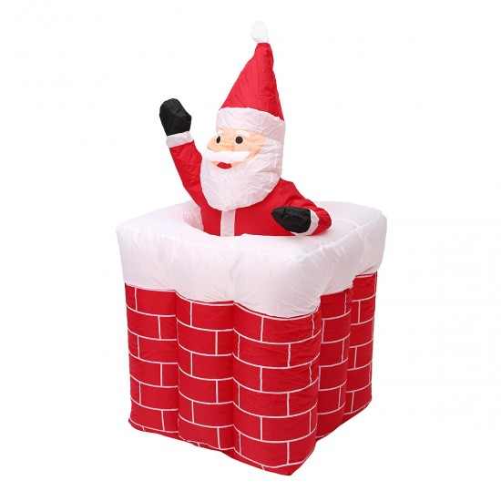 1.6M Telescoping Santa Inflatable Christmas Light Pop Up Chimney Decorations 1.6M Telescoping Santa Inflatable Christmas Light Pop Up Chimney Decorations