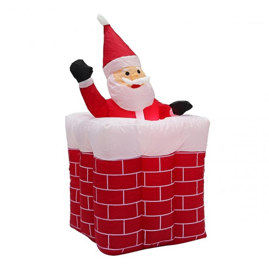 1.6M Telescoping Santa Inflatable Christmas Light Pop Up Chimney Decorations 1.6M Telescoping Santa Inflatable Christmas Light Pop Up Chimney Decorations