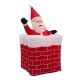 1.6M Telescoping Santa Inflatable Christmas Light Pop Up Chimney Decorations 1.6M Telescoping Santa Inflatable Christmas Light Pop Up Chimney Decorations