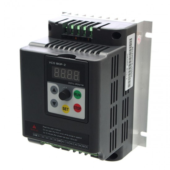 0.75KW 220V Single To 3 Phase Variable Frequency Inverter Motor Speed Drive Converter