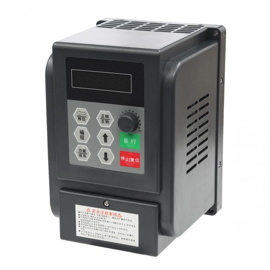 0.75kw 220V Variable Frequency Inverter Controller Single Phrase Frequency Converter