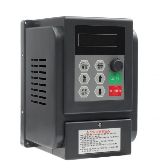 0.75kw 220V Variable Frequency Inverter Controller Single Phrase Frequency Converter 0.75kw 220V Variable Frequency Inverter Controller Single Phrase Frequency Converter