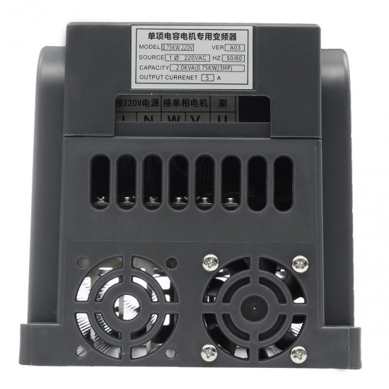 0.75kw 220V Variable Frequency Inverter Controller Single Phrase Frequency Converter 0.75kw 220V Variable Frequency Inverter Controller Single Phrase Frequency Converter