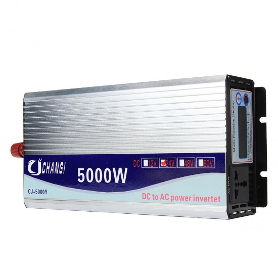 10000W Peak Modified Sine Wave Power Inverter DC 12-48V to AC 220V Converter + LCD