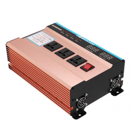 10000W Peak Solar Power Inverter DC 12/24V to AC 220V Modified Sine Wave USB Converter 10000W Peak Solar Power Inverter DC 12/24V to AC 220V Modified Sine Wave USB Converter