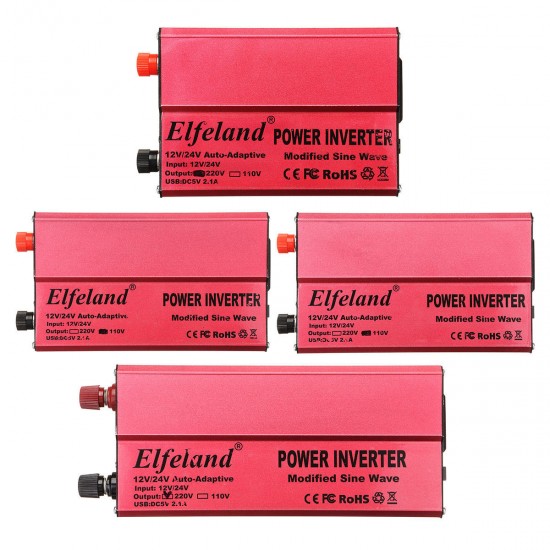 1000/1500/2000/3000W Peak Power Inverter Modified Sine Wave converter 12/24V To 110/220V 1000/1500/2000/3000W Peak Power Inverter Modified Sine Wave converter 12/24V To 110/220V