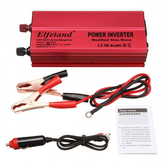 1000/1500/2000/3000W Peak Power Inverter Modified Sine Wave converter 12/24V To 110/220V 1000/1500/2000/3000W Peak Power Inverter Modified Sine Wave converter 12/24V To 110/220V