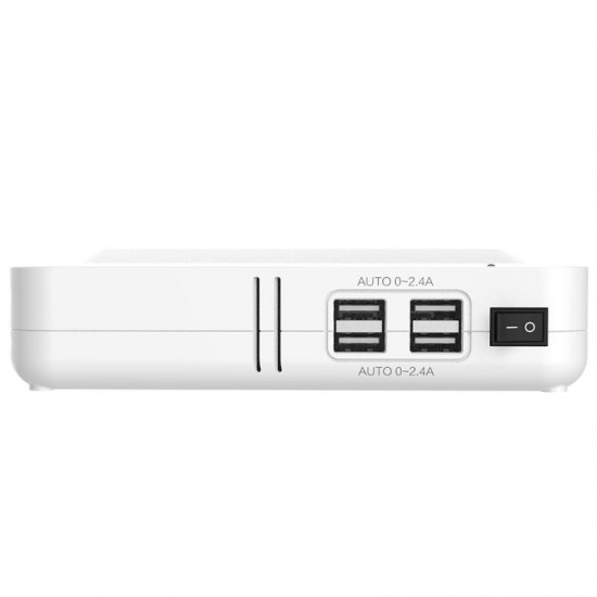 12V DC to 220V AC 200W Power Inverter Charger Converter 4 USB Port 3 Outlets