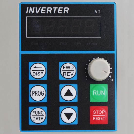 1.5KW 220V 1PH In 3PH Out Variable Frequency Converter Motor Vector Control