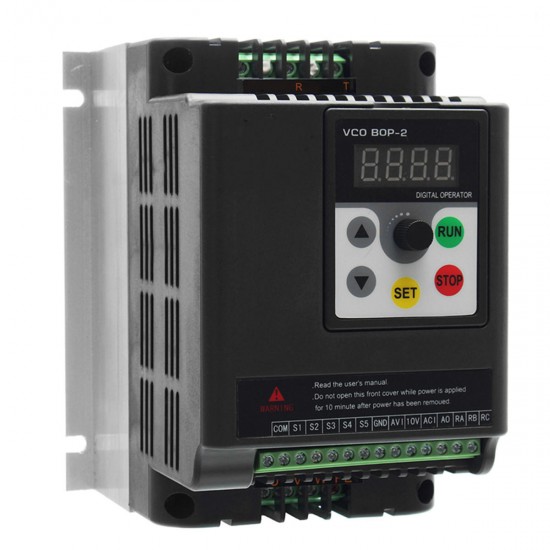 1.5KW 220V Single To 3 Phase VFD Variable Frequency Inverter Motor Speed Drive Converter