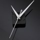 10Pcs DIY White Triangle Hands Quartz Black Wall Clock Movement Mechanism