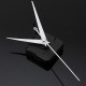 10Pcs DIY White Triangle Hands Quartz Black Wall Clock Movement Mechanism