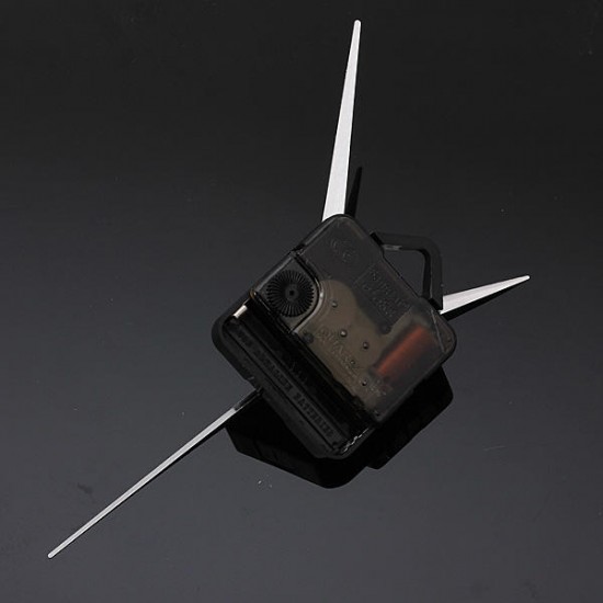 10Pcs DIY White Triangle Hands Quartz Black Wall Clock Movement Mechanism