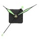 20mm Shaft Length Green and Black Luminous Hands DIY Silent Quartz Clock Wall Movement Replacement Mechanism