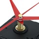 5pcs 20mm Shaft Length DIY Red Triangle Hands Silent Quartz Wall Clock Movement Mechanism For Replacement